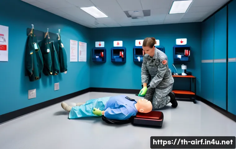 공군의 공군 의무병 응급 대처 관련 이미지 1