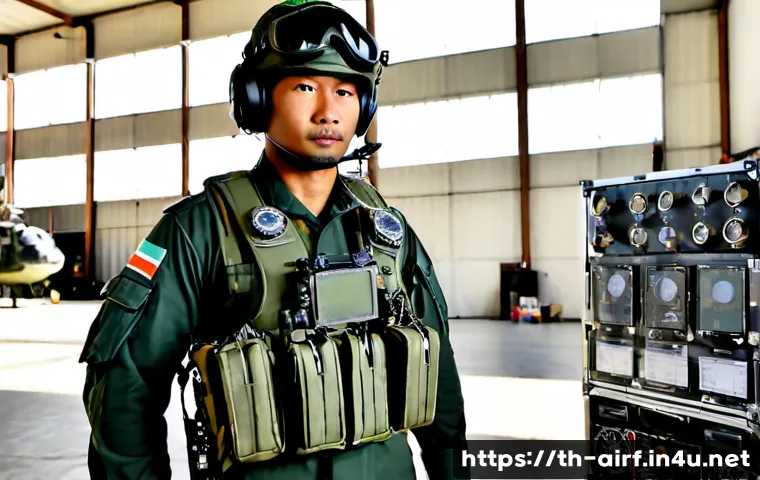 Home 29 공군의 공군 특수부대 장비 발전 - Photorealistic Thai Air Force special operations equipment evolution display, a clean modern militar...