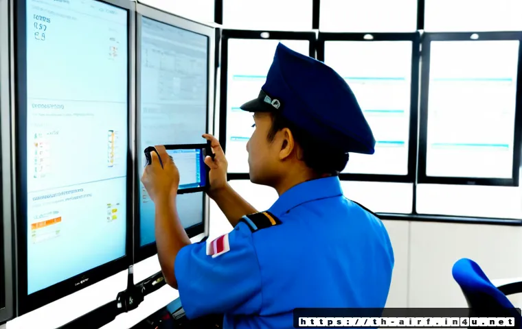 공군의 사고 예방 시스템 - Photorealistic Thai air force flight safety operations room, diverse Thai aviation technicians in ne...